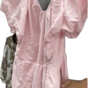 City Chic Pink Textured Midi Dress